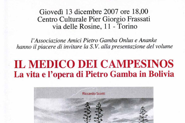 Presentazione medico campesinos Torino